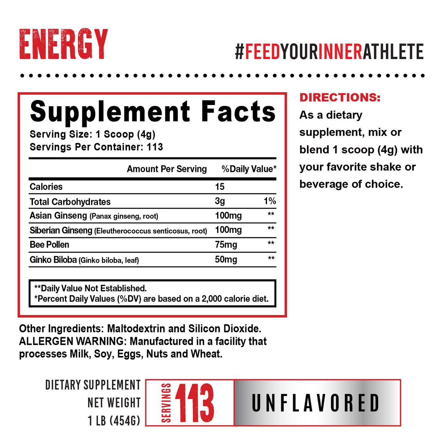 CLEAN HERBAL ENERGY BLEND, Essentials