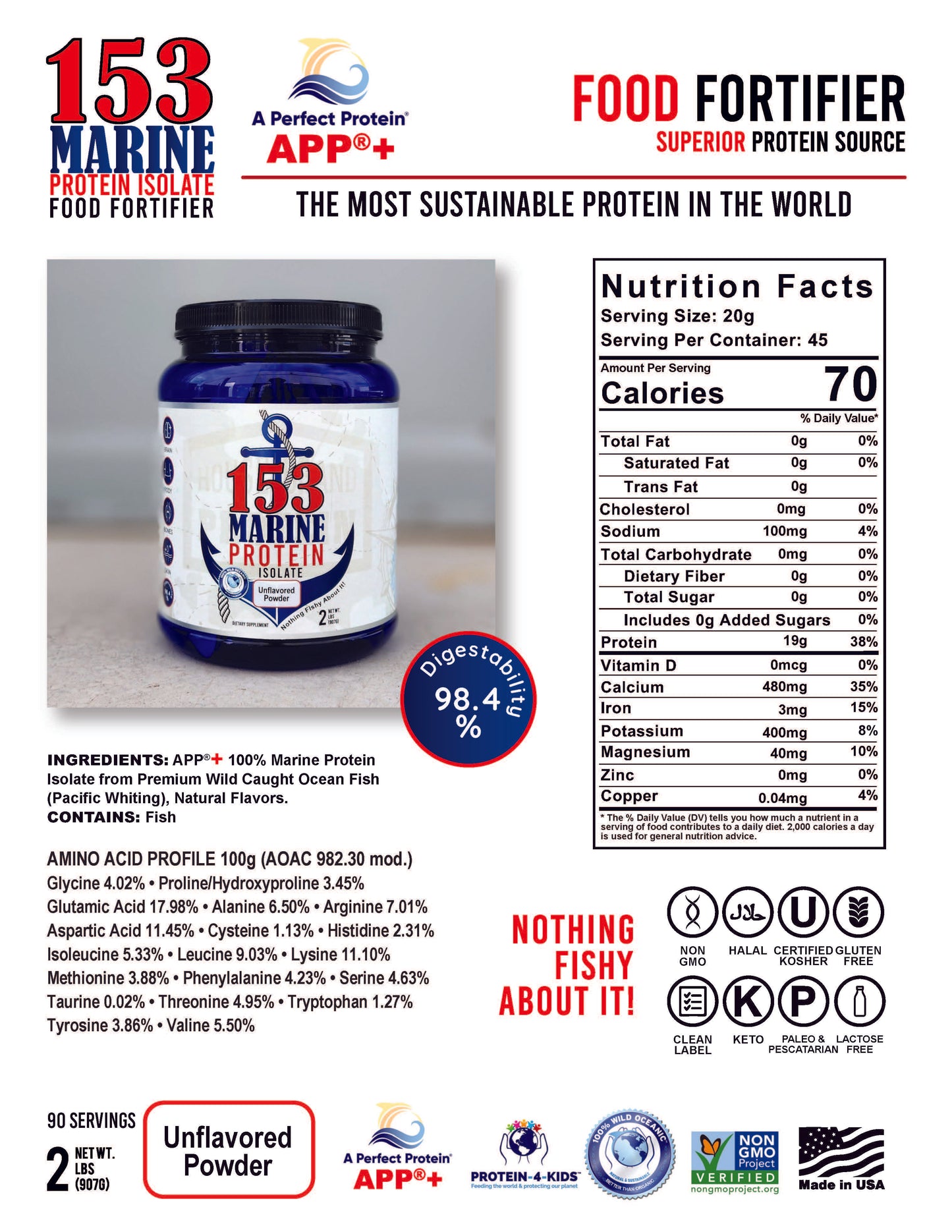 153 Marine Protein Isolate