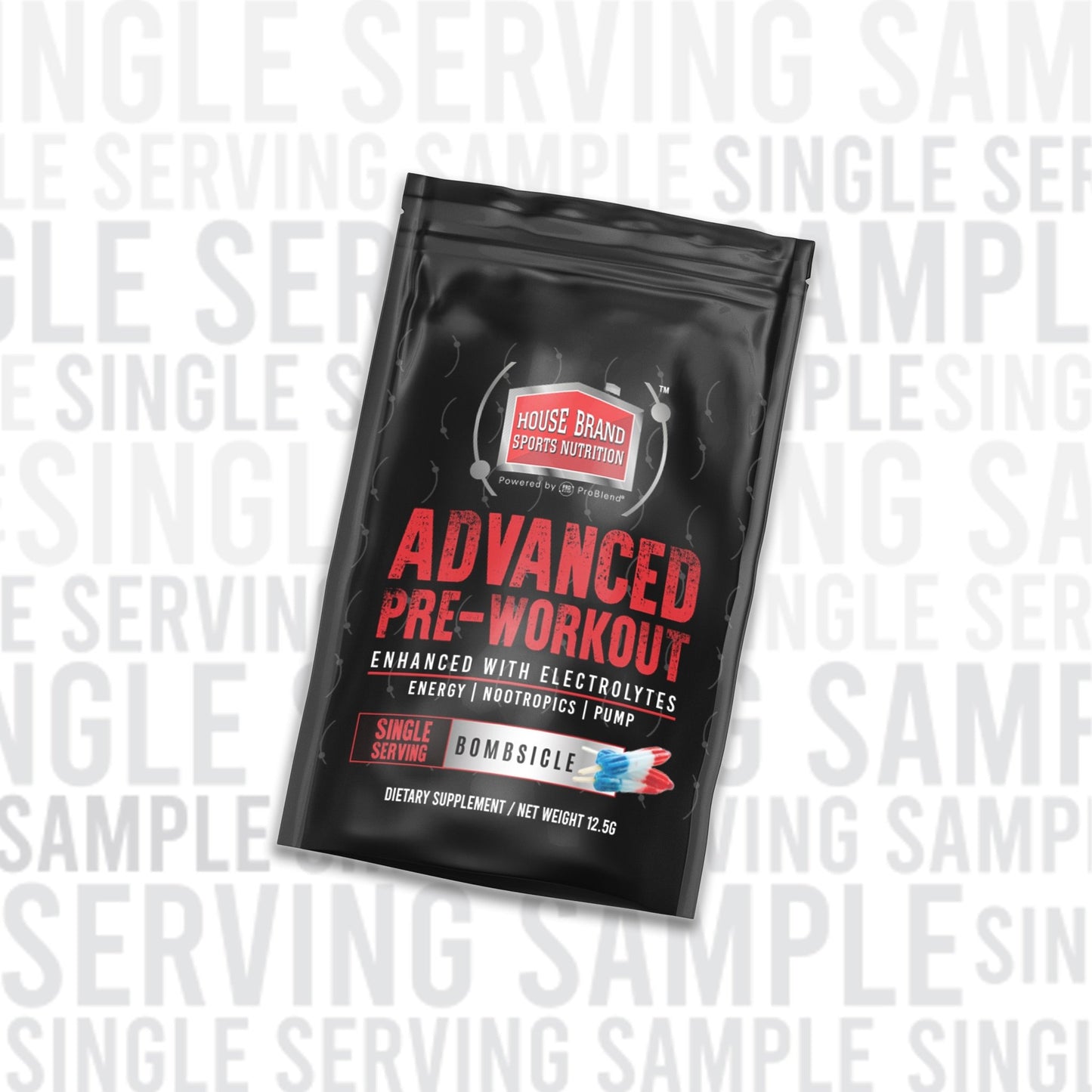 ADVANCED PRE-WORKOUT SAMPLE, single serving House Brand